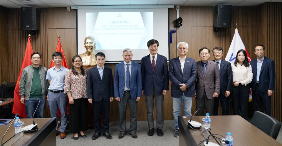 VKIST đón Đoàn đại biểu Liên đoàn các tổ chức Khoa học và Công nghệ  (KOFST)