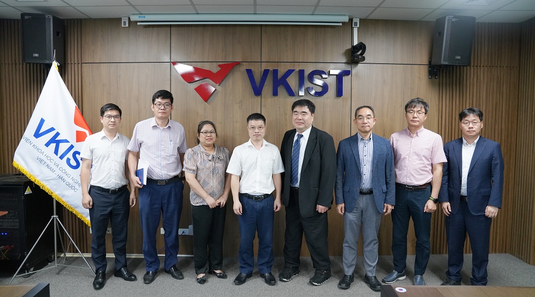VKIST đón Đoàn Cục An toàn thiết bị y tế thuộc Bộ An toàn Thực phẩm và Dược phẩm Hàn Quốc