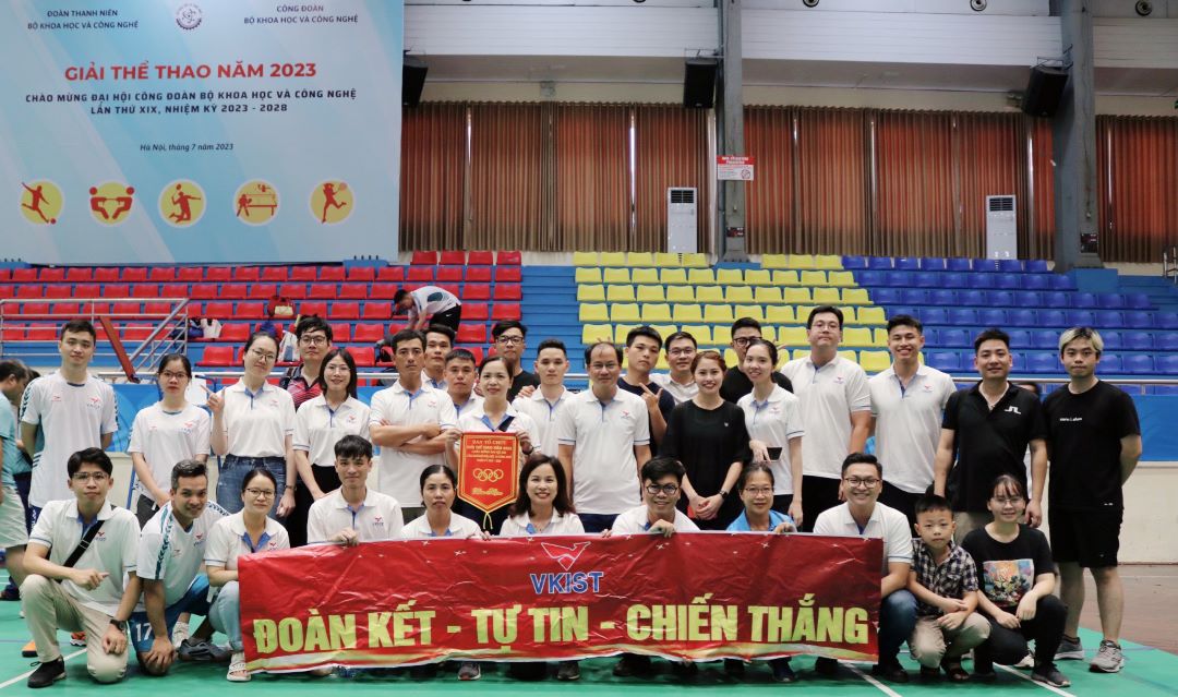 VKIST tham gia Giải thể thao Công đoàn Bộ Khoa học và Công nghệ năm 2023