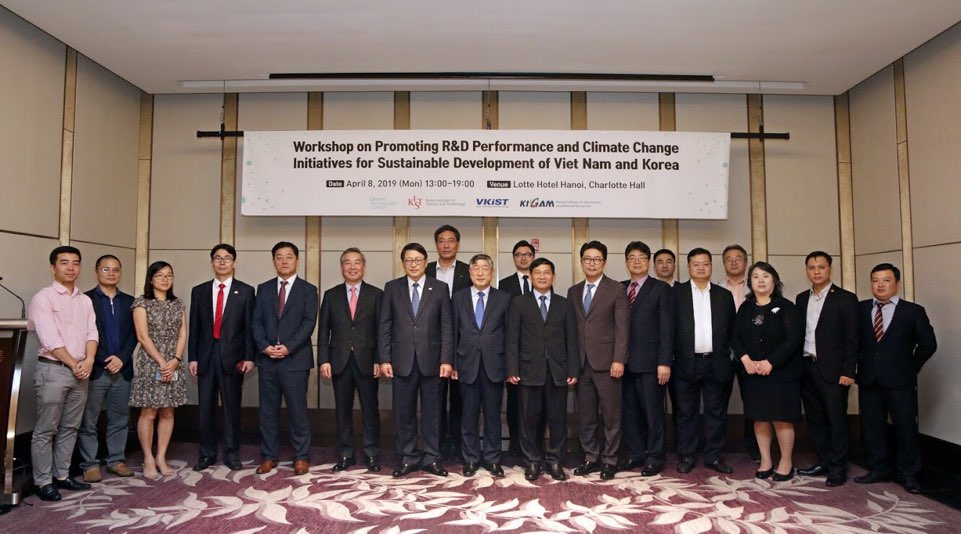 Hội thảo về Nâng cao hiệu quả Nghiên cứu và Triển khai (R&D) và Các sáng kiến về biến đổi khí hậu cho phát triển bền vững của Việt Nam và Hàn Quốc