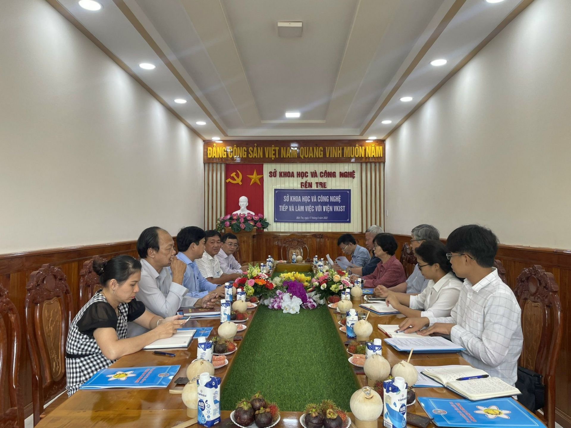 Business trip of VKIST experts in Ben Tre Province