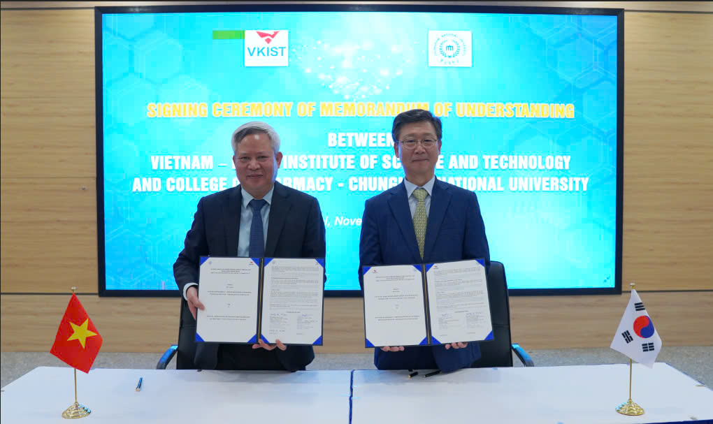 Viện VKIST và Đại học Quốc gia Chungnam thúc đẩy mối quan hệ hợp tác quốc tế