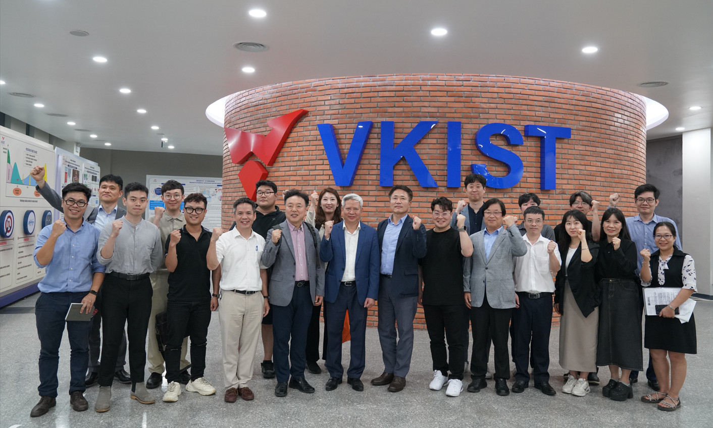 VKIST tiếp đón đoàn doanh nghiệp công nghệ cao INCHEON TECHNOPARK Hàn Quốc