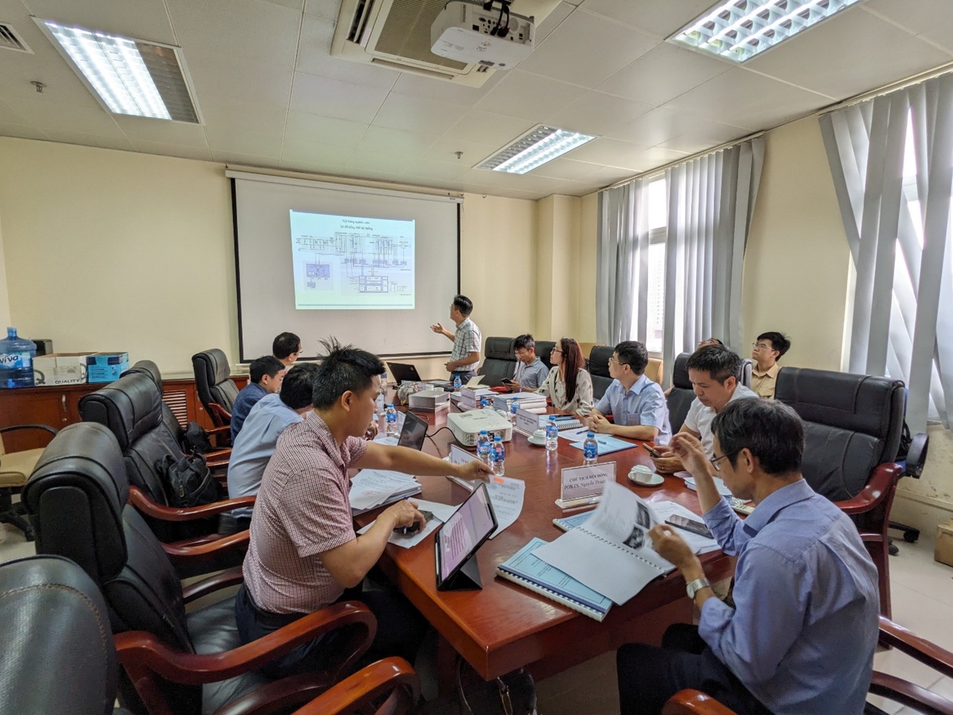 Đánh giá nghiệm thu cấp cơ sở với nhiệm vụ khoa học và công nghệ cấp Bộ “Nghiên cứu phát triển công cụ tính toán, mô phỏng cho thiết kế động cơ điện đồng bộ nam châm vĩnh cửu (PMSM)”
