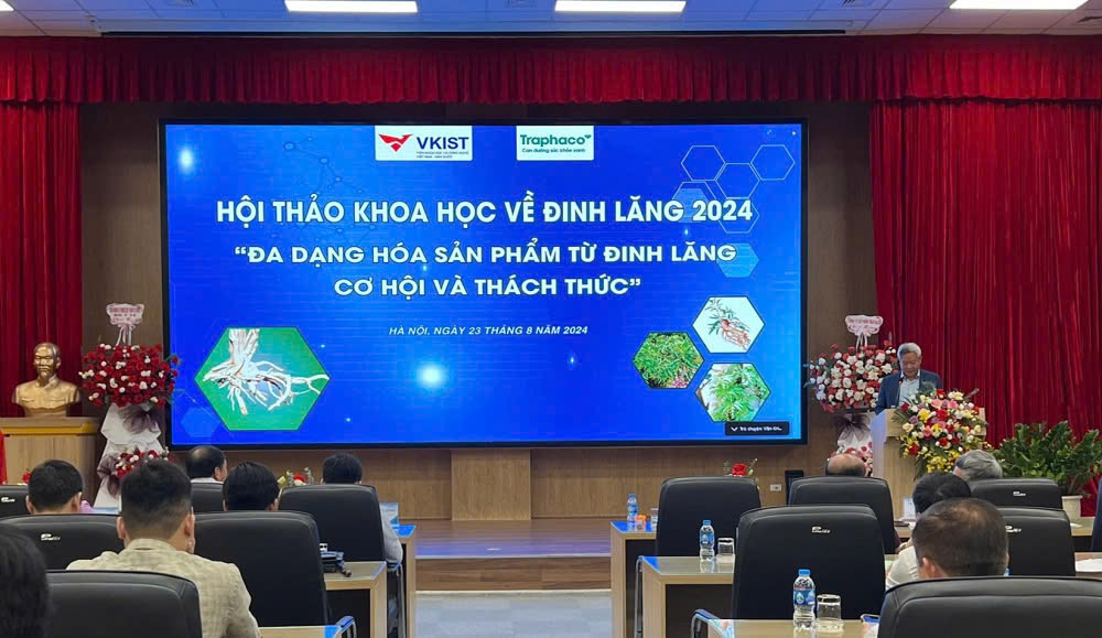 VKIST – TRAPHACO tổ chức Hội thảo “Đa dạng hóa sản phẩm từ Đinh lăng - Cơ hội và thách thức”