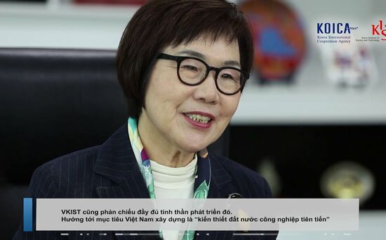 President of KOICA (Headquater of Korea) talked about the project supporting the establishment of VKIST