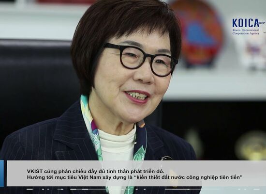 President of KOICA (Headquater of Korea) talked about the project supporting the establishment of VKIST
