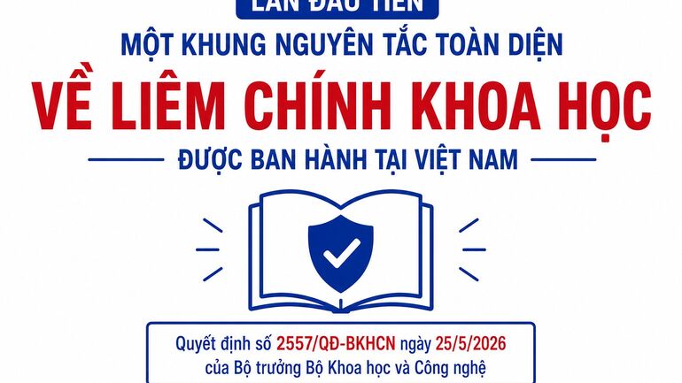 Lần đầu tiên, một khung nguyên tắc toàn diện về liêm chính khoa học được ban hành tại Việt Nam