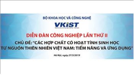 Thư mời tham dự Diễn đàn công nghiệp lần thứ II về Công nghệ sinh học
