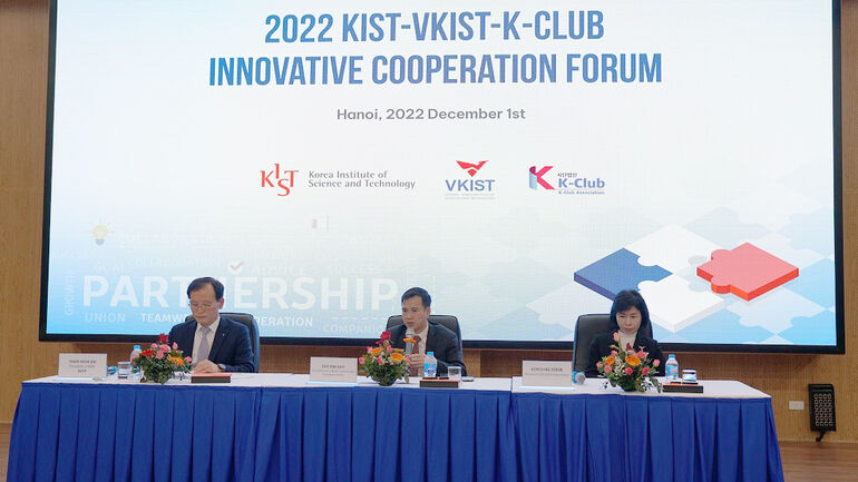“Diễn đàn xúc tiến hợp tác KIST–VKIST–K-Club” kết nối doanh nghiệp  Việt Nam – Hàn Quốc